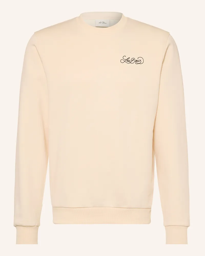 LES DEUX Sweatshirt Orchard weiss Ecru