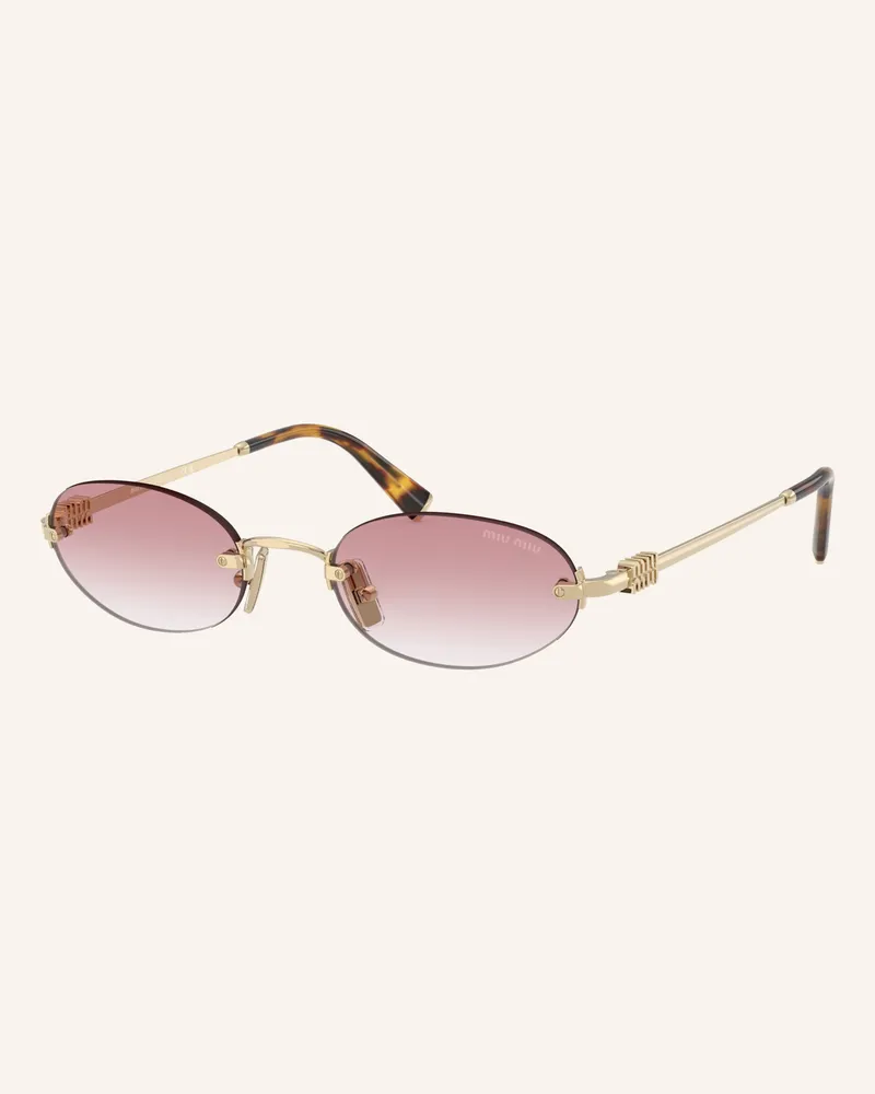 Miu Miu Sonnenbrille Mu a54s gold Zvn70o