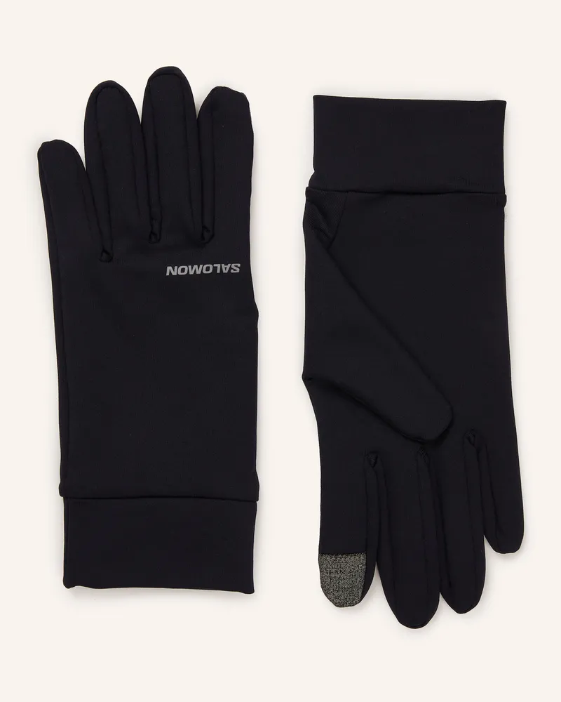 Salomon Multifunktions-Handschuhe CROSS WARM mit Touchscreen-Kompatibilität Schwarz