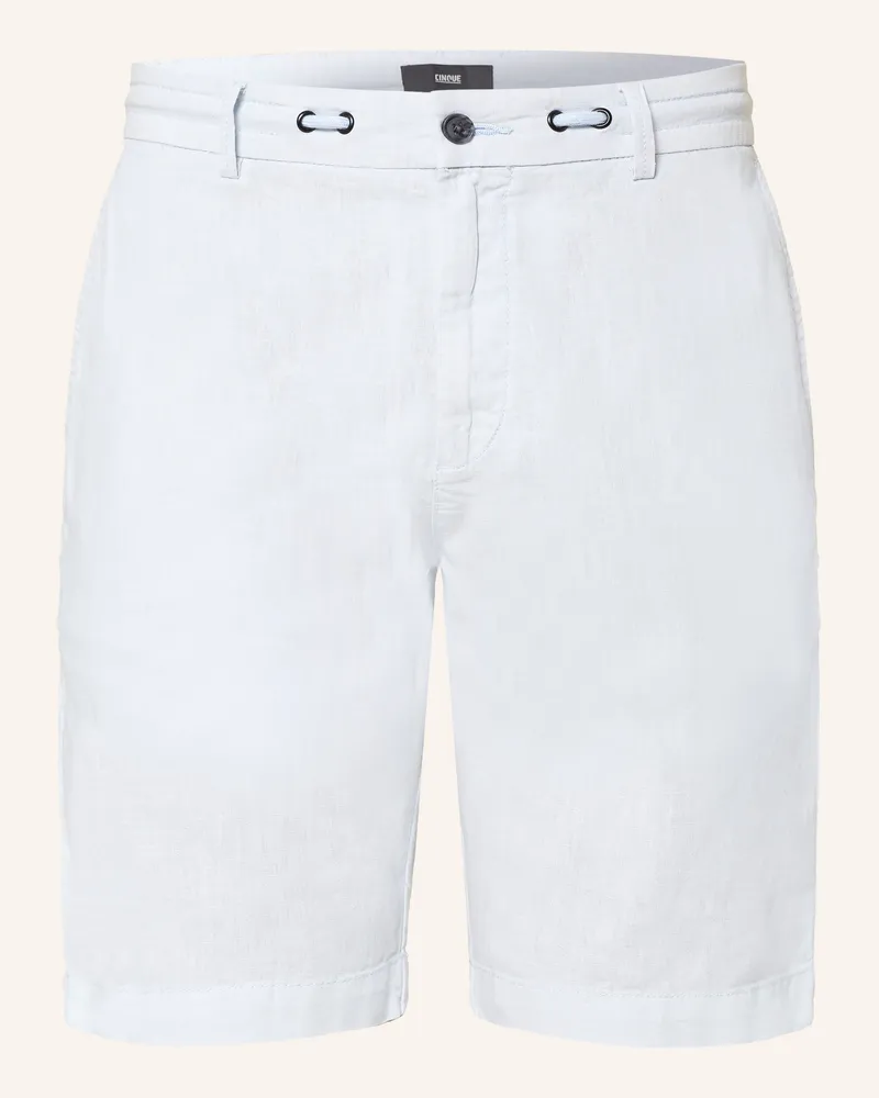 cinque Shorts CIJUNO mit Leinen Hellblau