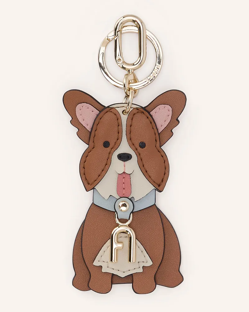 Furla Taschenanhänger Corgi braun Braun