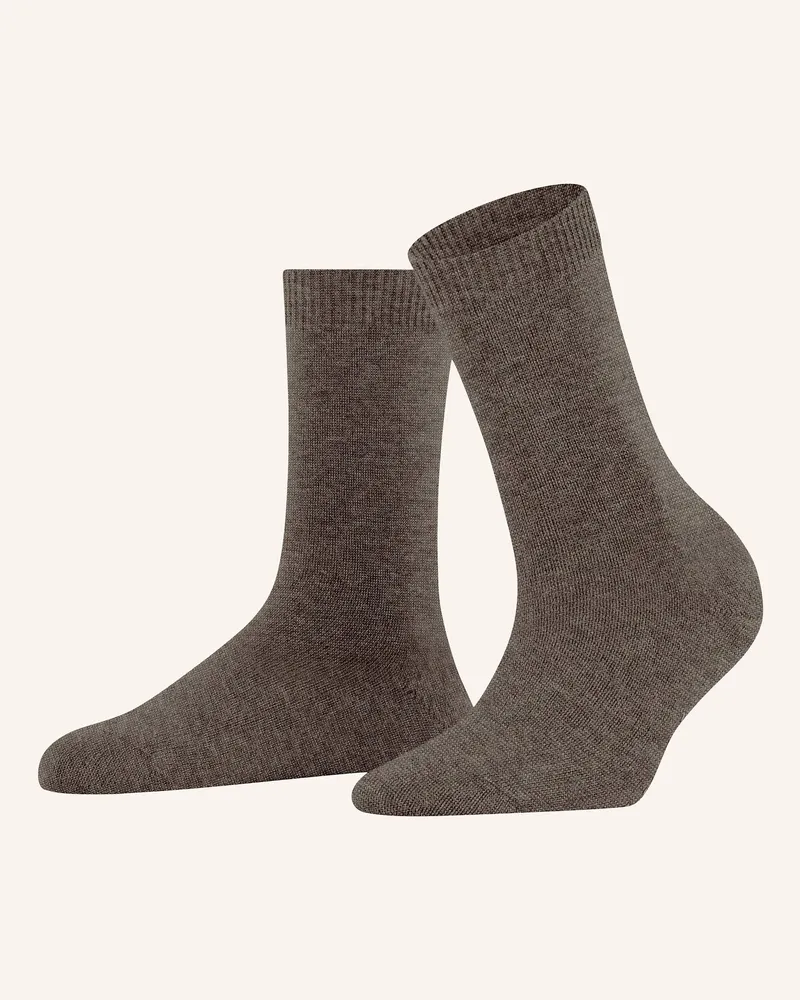Falke Socken Cosy Wool Mit Merinowolle blau 5201
