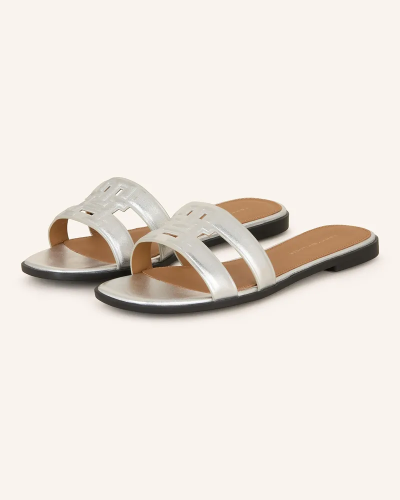 Tommy Hilfiger Pantoletten Silber
