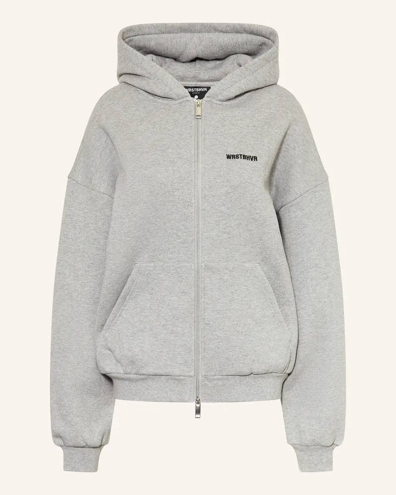 WRSTBHVR Oversized-Sweatjacke DIAGO Grau