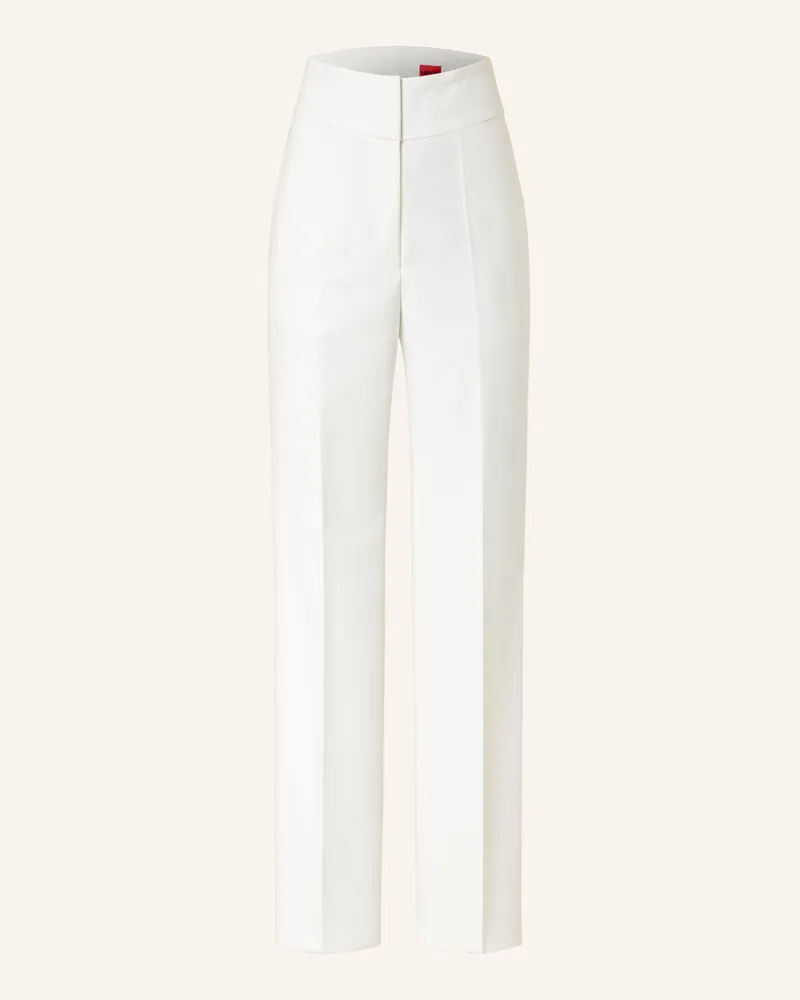 HUGO BOSS Marlenehose Himia weiss Weiss