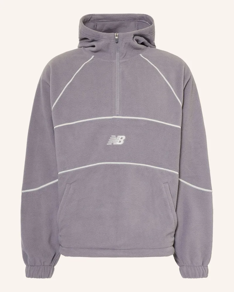 New Balance Fleece-Hoodie Trackside grau Grau