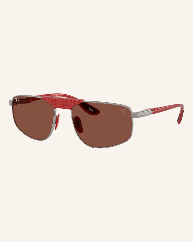 Ray Ban Sonnenbrille rb3776m grau Rot