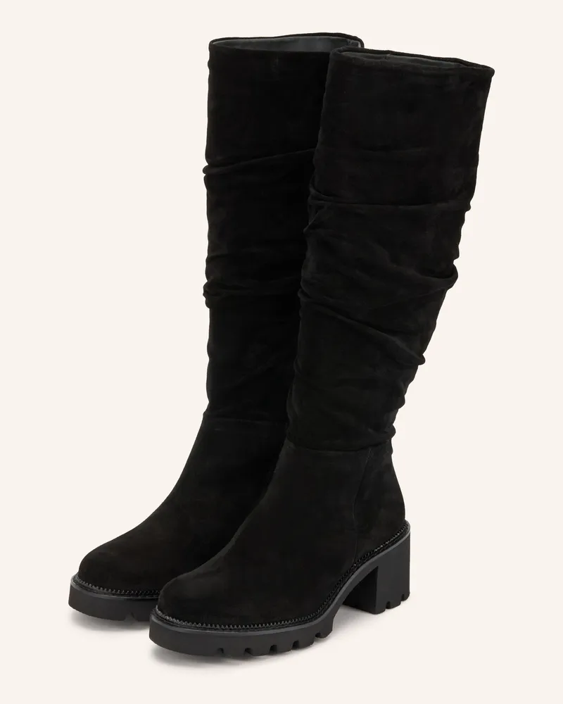 paul green Stiefel schwarz Schwarz