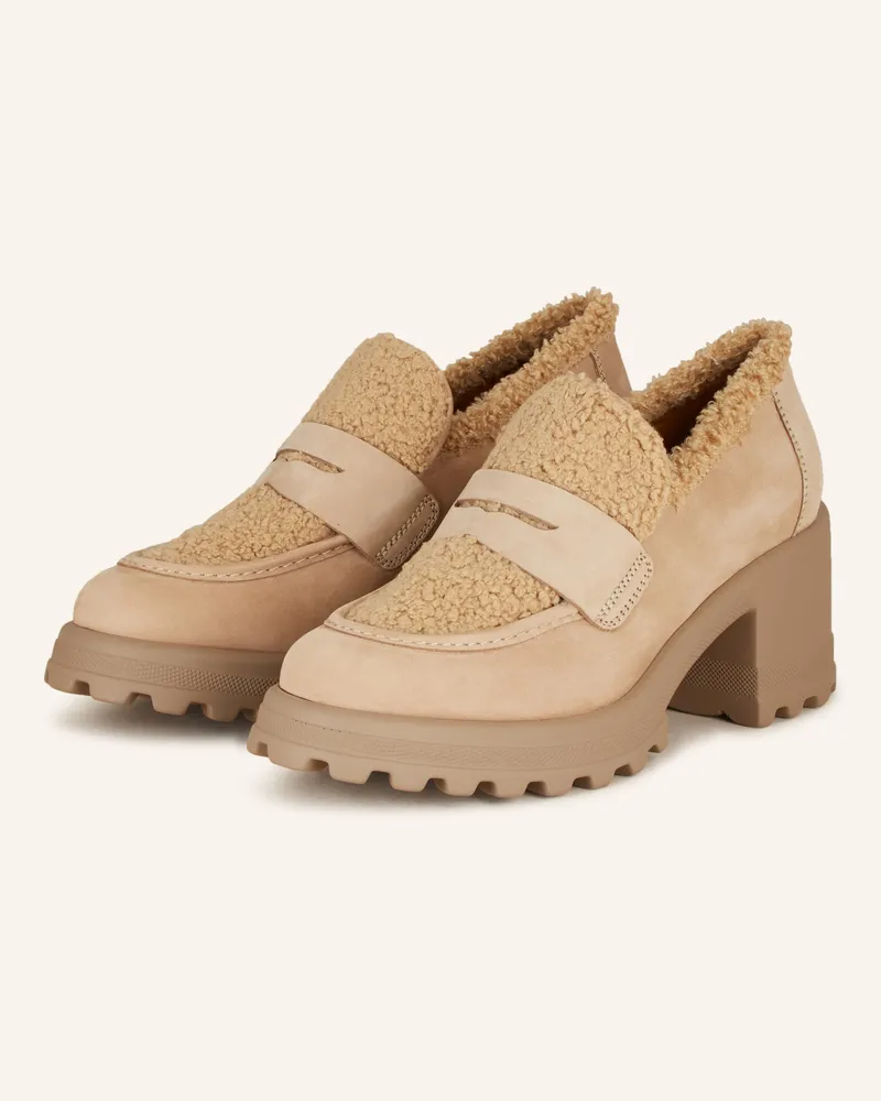 Voile Blanche Penny-Loafer Beige