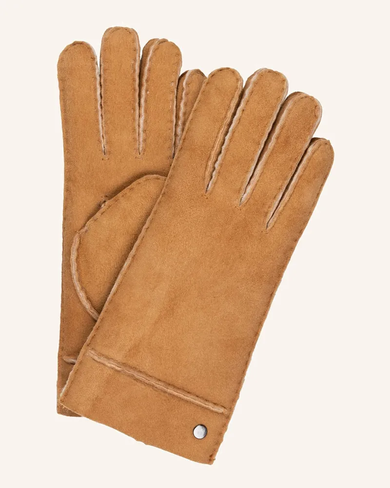 Roeckl Handschuhe Helsinki braun Camel