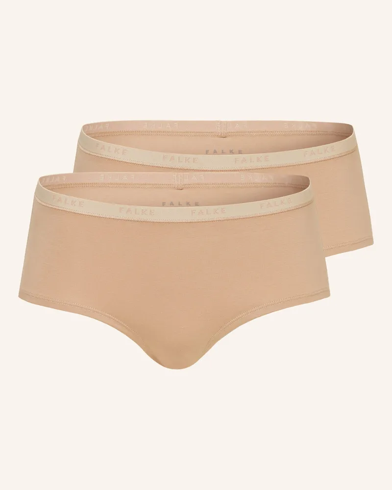 Falke 2er-Pack Panties Daily Comfort braun Camel