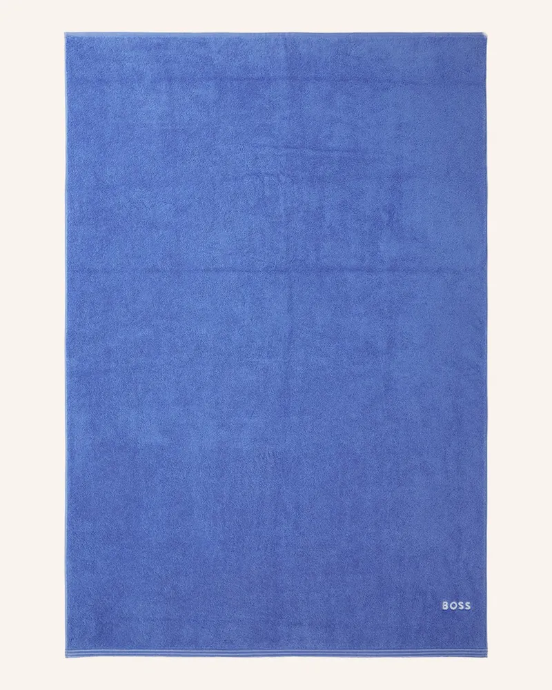 HUGO BOSS Badetuch Edge blau Hellblau