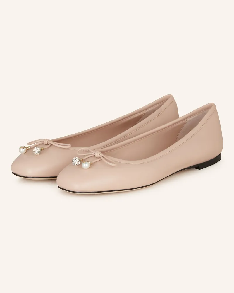 Jimmy Choo Ballerinas ELME FLAT Hellrosa