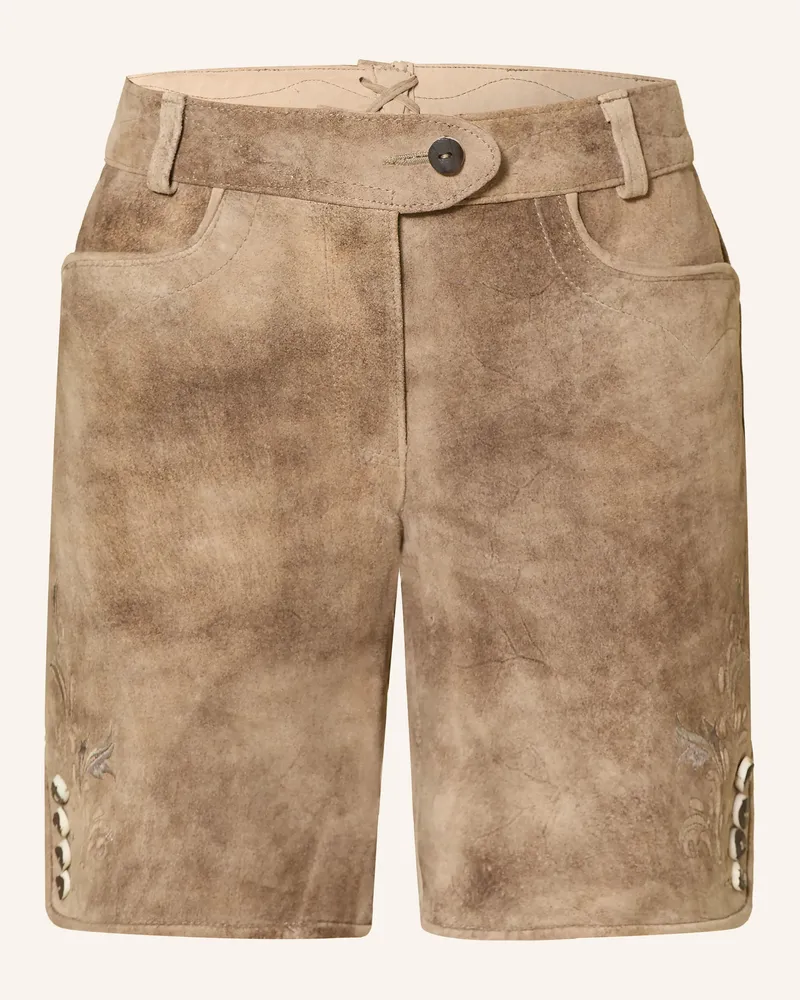 Spieth & Wensky Trachten-Lederhose Harmony beige Beige