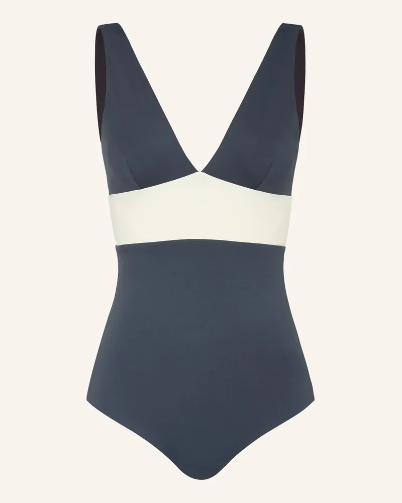 MYMARINI Badeanzug PLUNGESUIT zum Wenden mit UV-Schutz 50 Dunkelblau