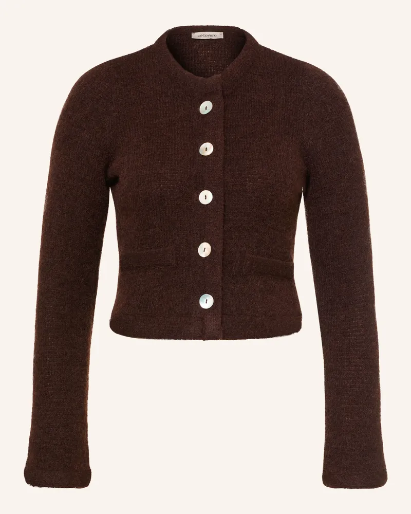 CocoVero Strickjacke Mora braun Dunkelbraun