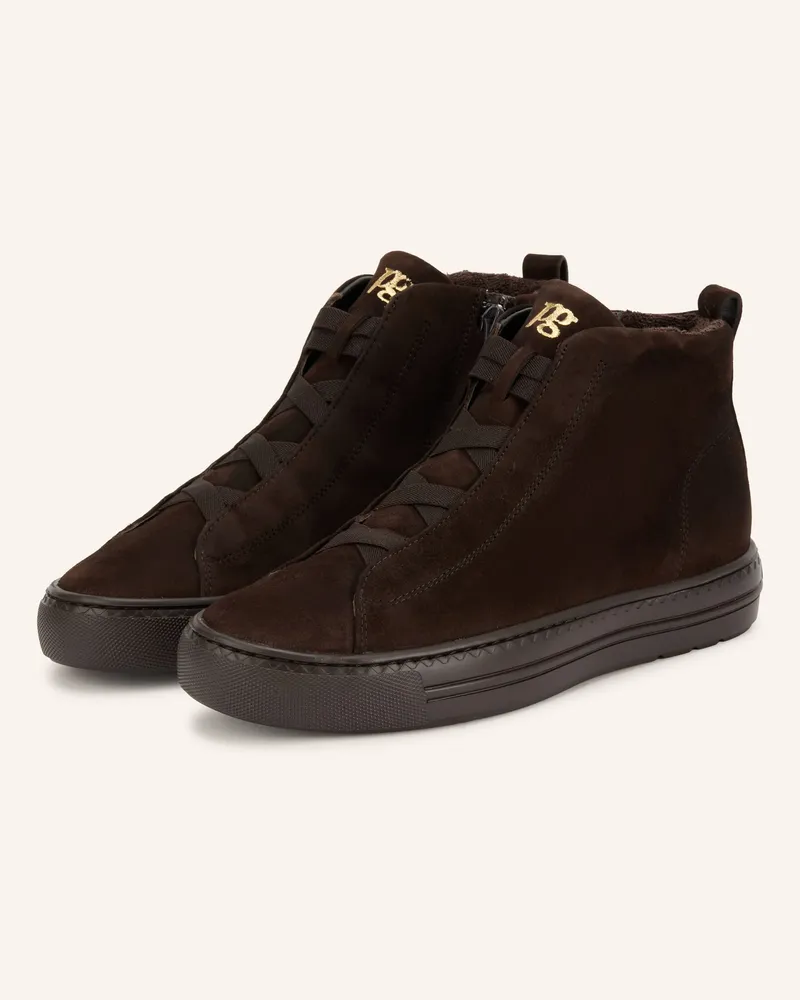 paul green Hightop-Sneaker braun Dunkelbraun
