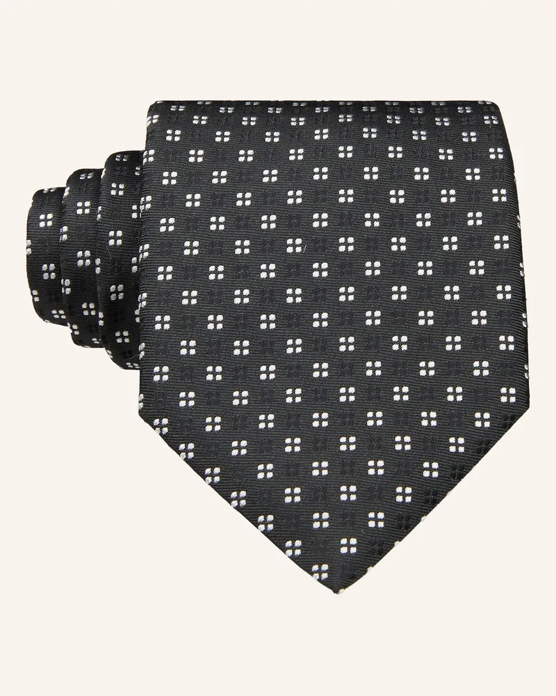 HUGO BOSS Krawatte Dunkelgrau