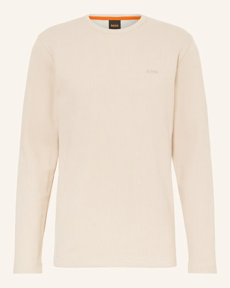HUGO BOSS Longsleeve Tempesto beige Creme