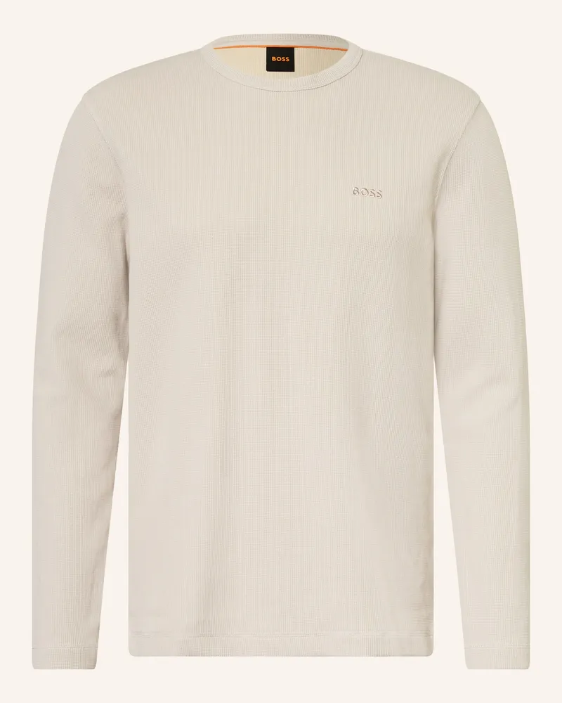 HUGO BOSS Longsleeve Tempesto beige Creme
