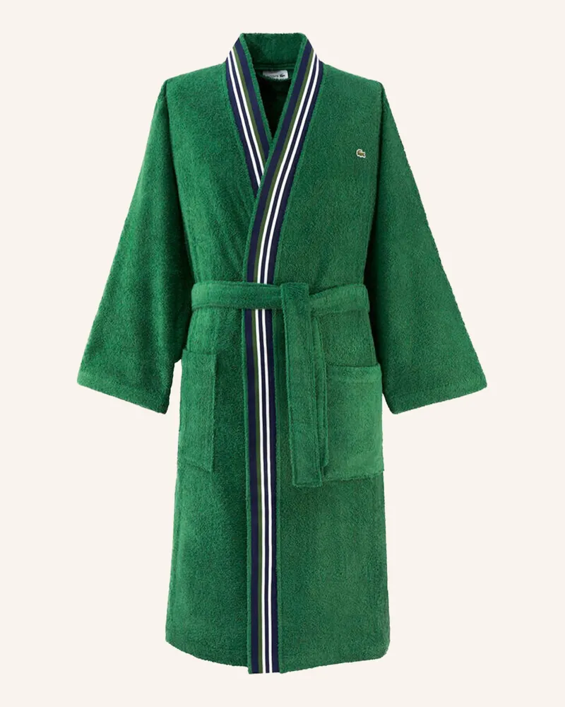 Lacoste Bademantel Lclub gruen Grün
