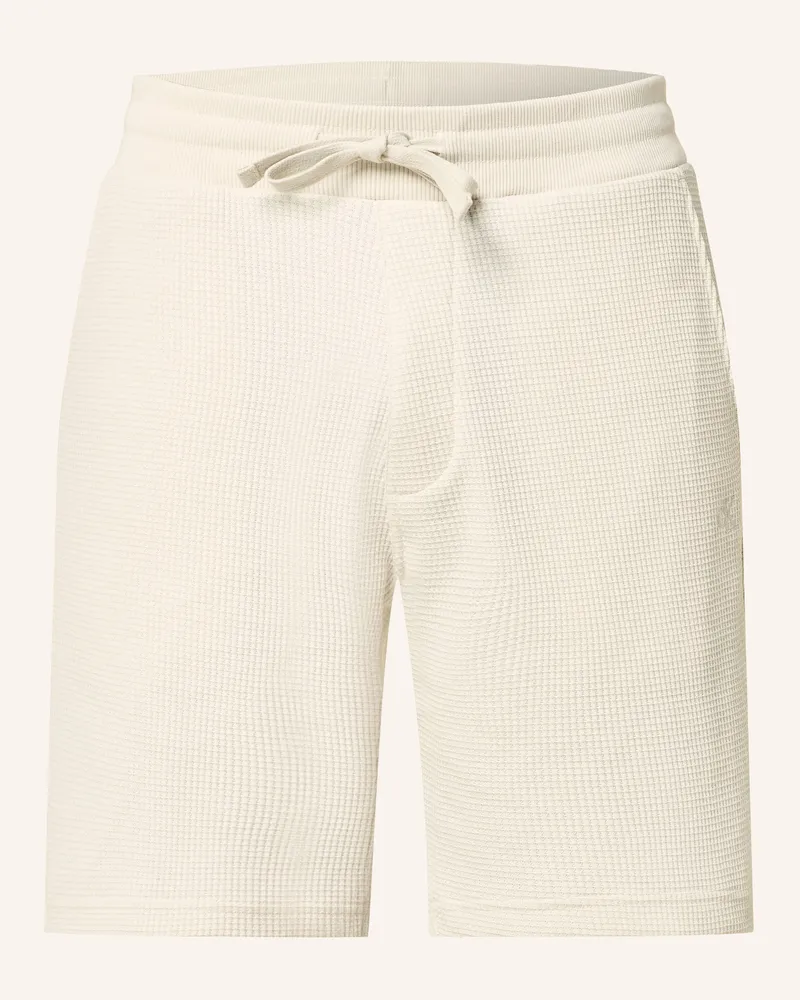 Calvin Klein Sweatshorts beige Hellgrau