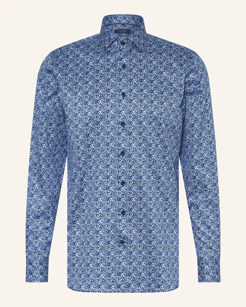Olymp Hemd Tailored Fit blau Dunkelblau