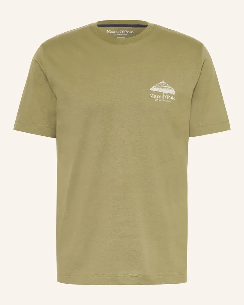 Marc O'Polo T-Shirt gruen Khaki