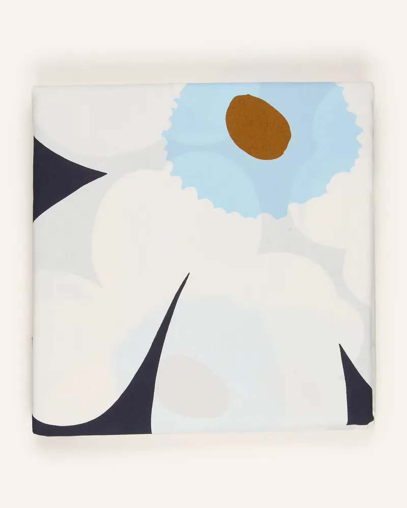 Marimekko Bettbezug Unikko blau Hellblau