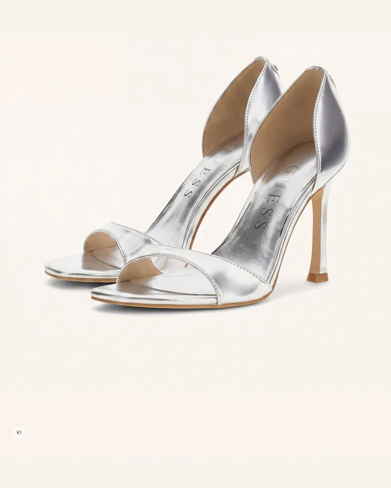 Guess Riemchensandalen Kalico silber Silber