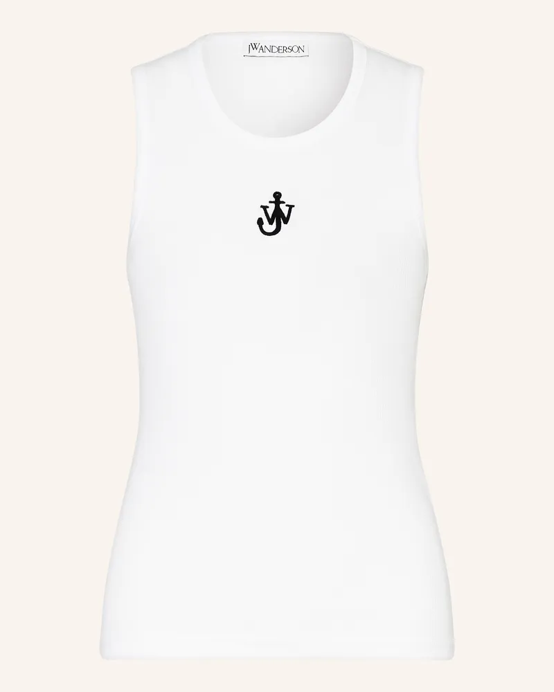 J.W.Anderson Top weiss Weiss