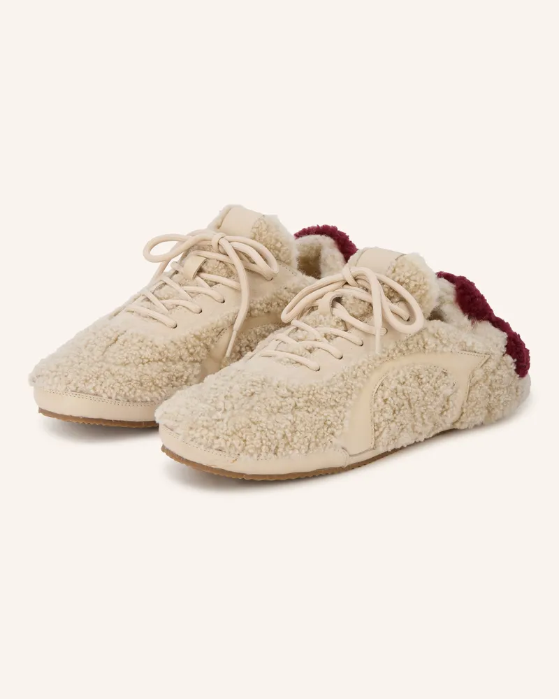 Dorothee Schumacher Sneaker Sporty Shearling beige Beige