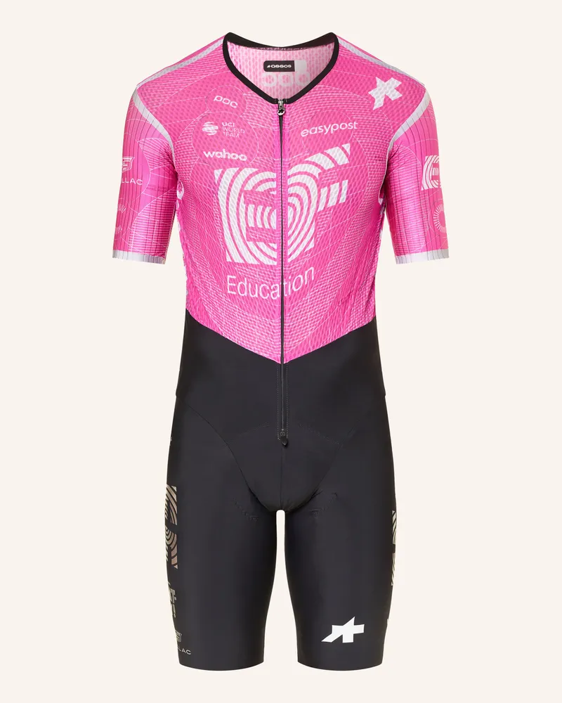 ASSOS Speedsuit Equipe Rs s11 Ef Mit Gepolstertem Einsatz pink Neonpink