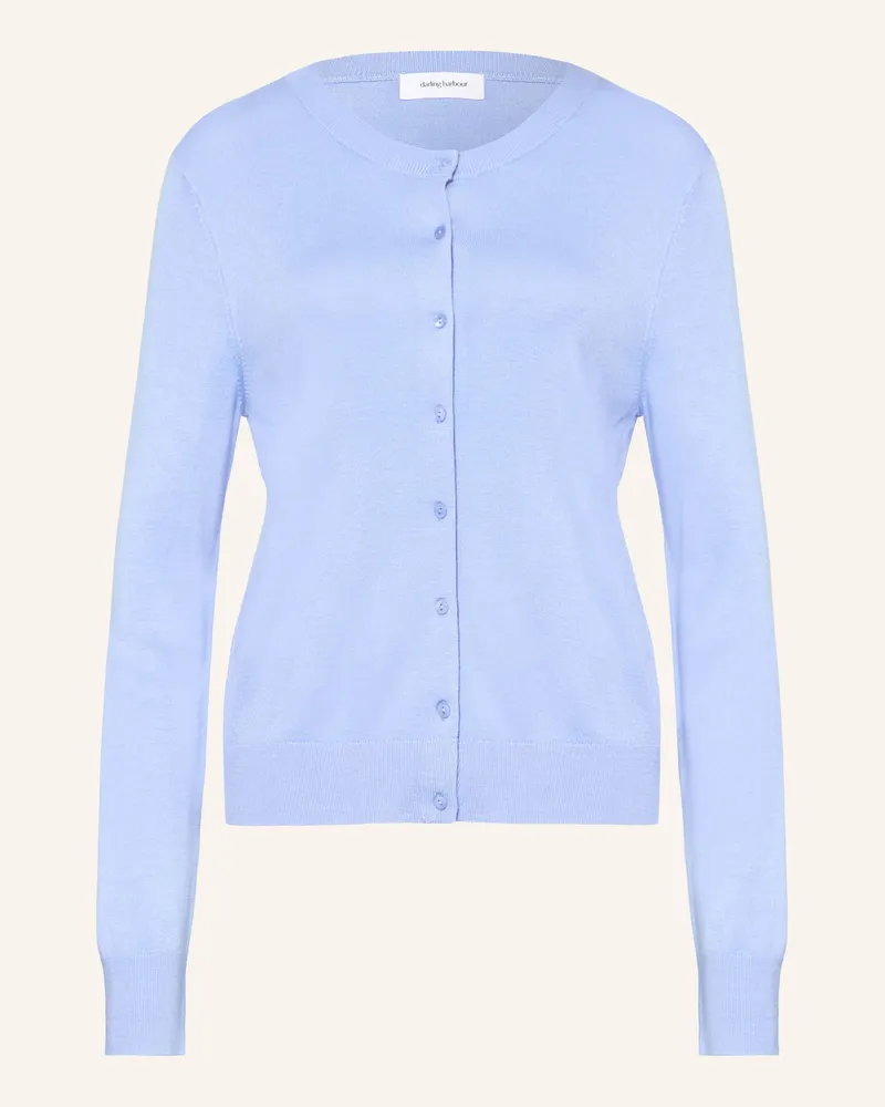 Darling Harbour Strickjacke blau Corn
