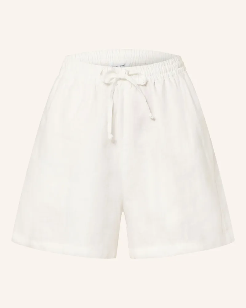 Samsøe & Samsøe Leinenshorts Maren weiss Weiss