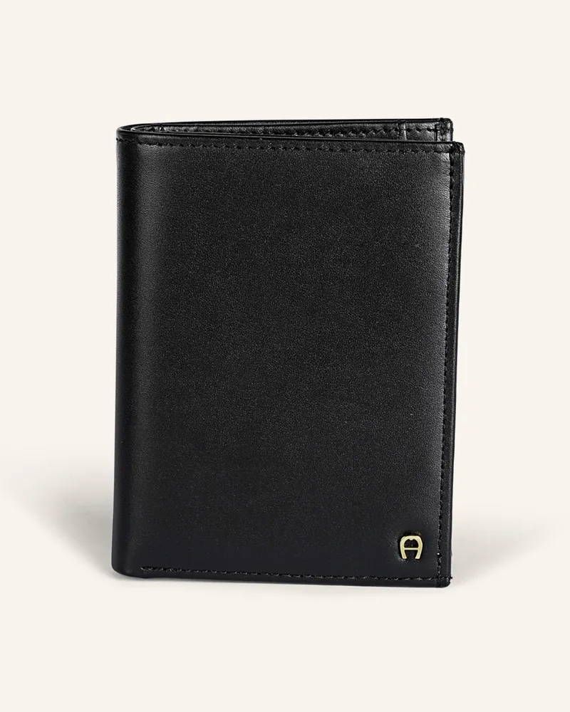 Aigner Geldbörse Basics schwarz Schwarz