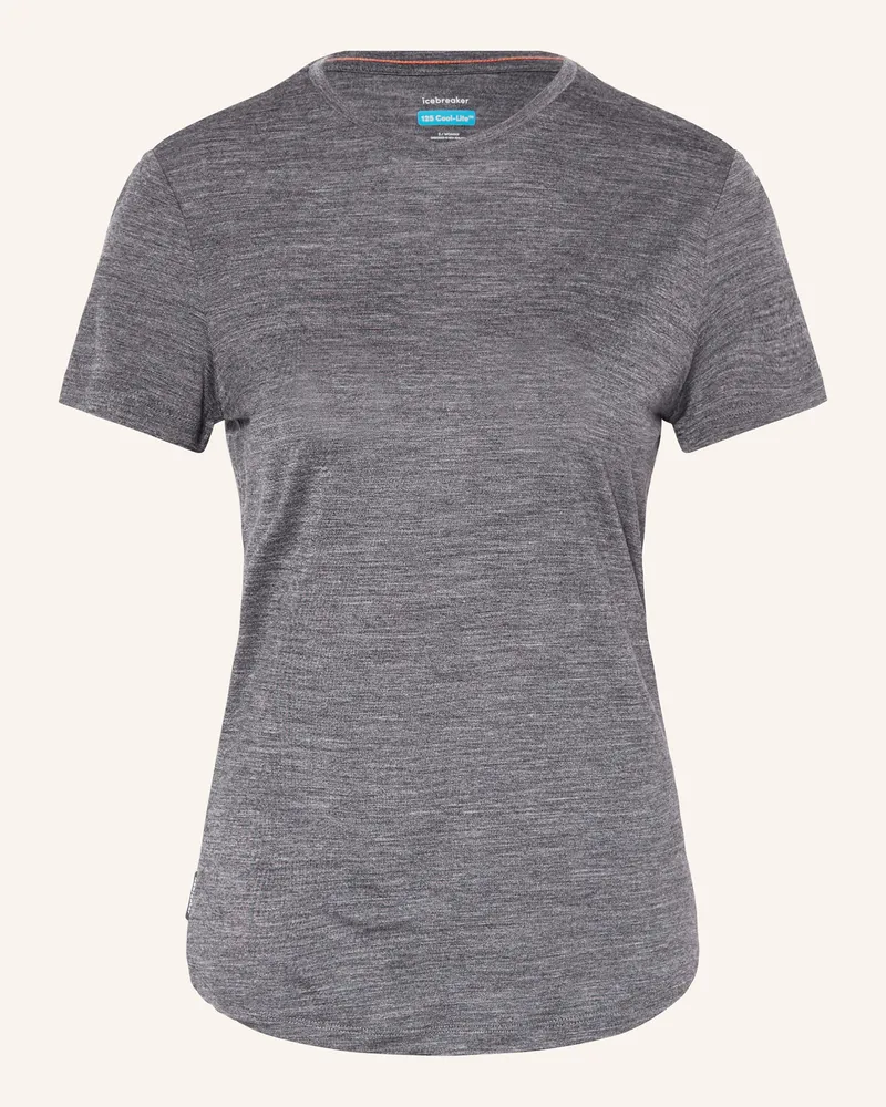 Icebreaker T-Shirt SPHERE III mit Merinowolle Blau