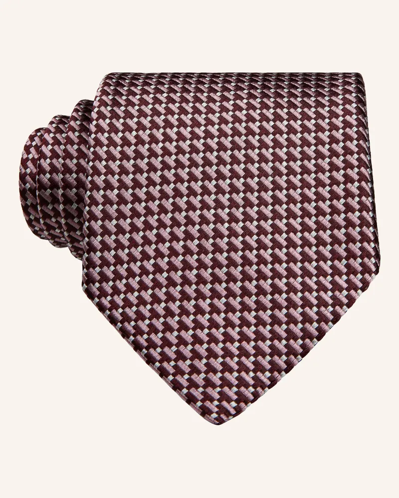 Ermenegildo Zegna Krawatte Dunkelrot