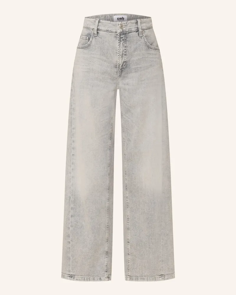 Cambio Barrel Jeans Oria grau 5279