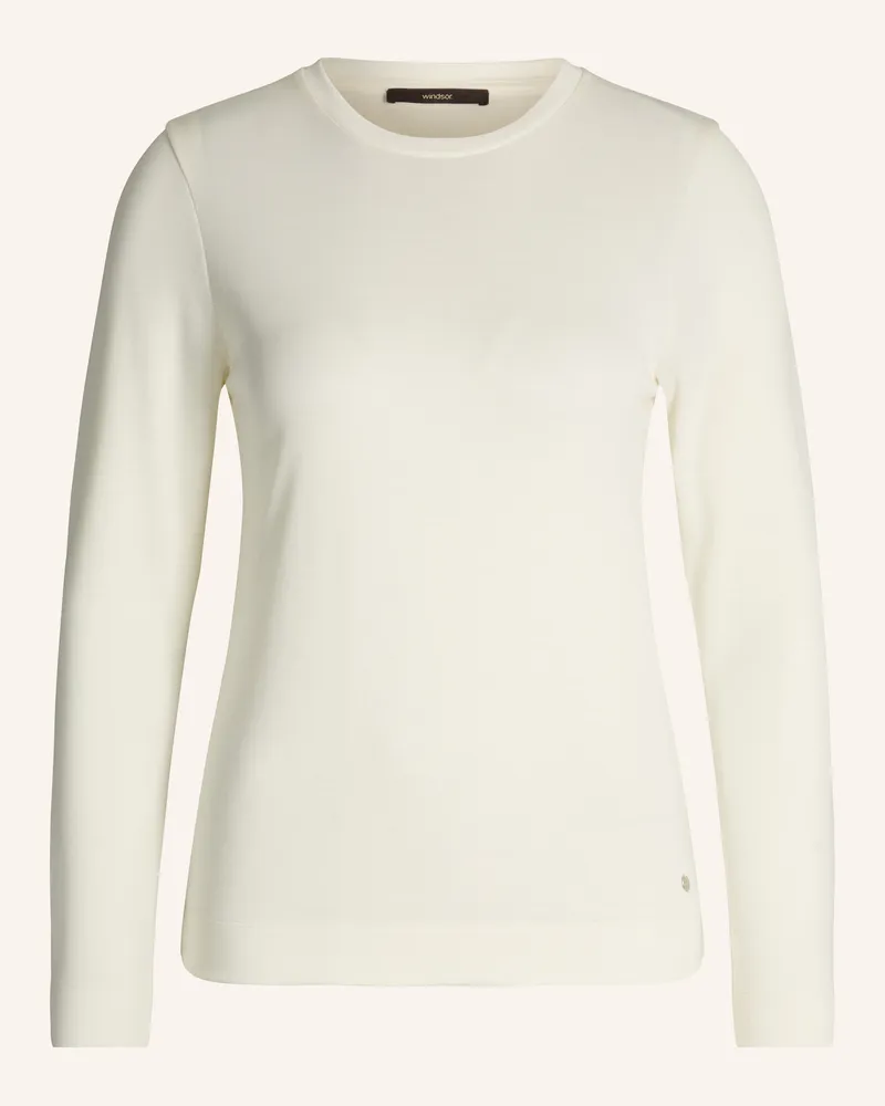 windsor. Longsleeve Weiss
