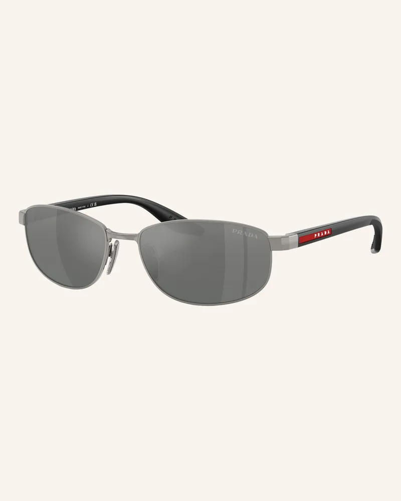 Prada Sonnenbrille Ps b53s grau Schwarz