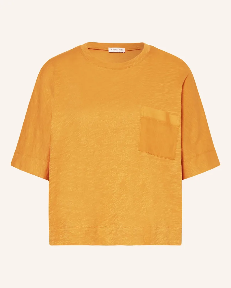 Marc O'Polo T-Shirt Dunkelgelb