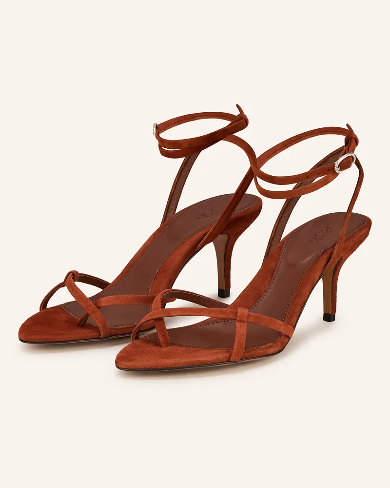 ba&sh Sandaletten Cera rot Braun