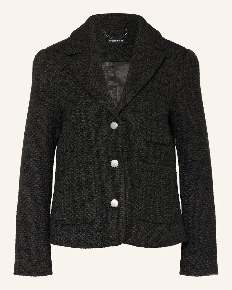 Whistles Tweed-Blazer Schwarz
