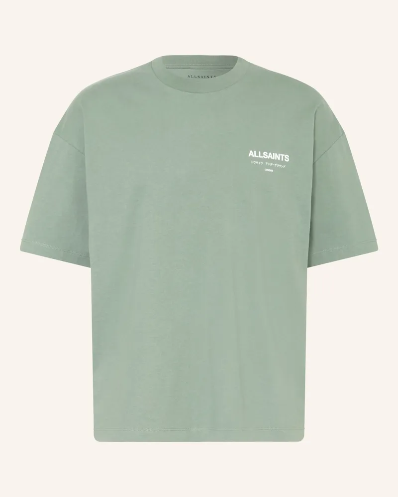 AllSaints T-Shirt Underground gruen Hellgrün