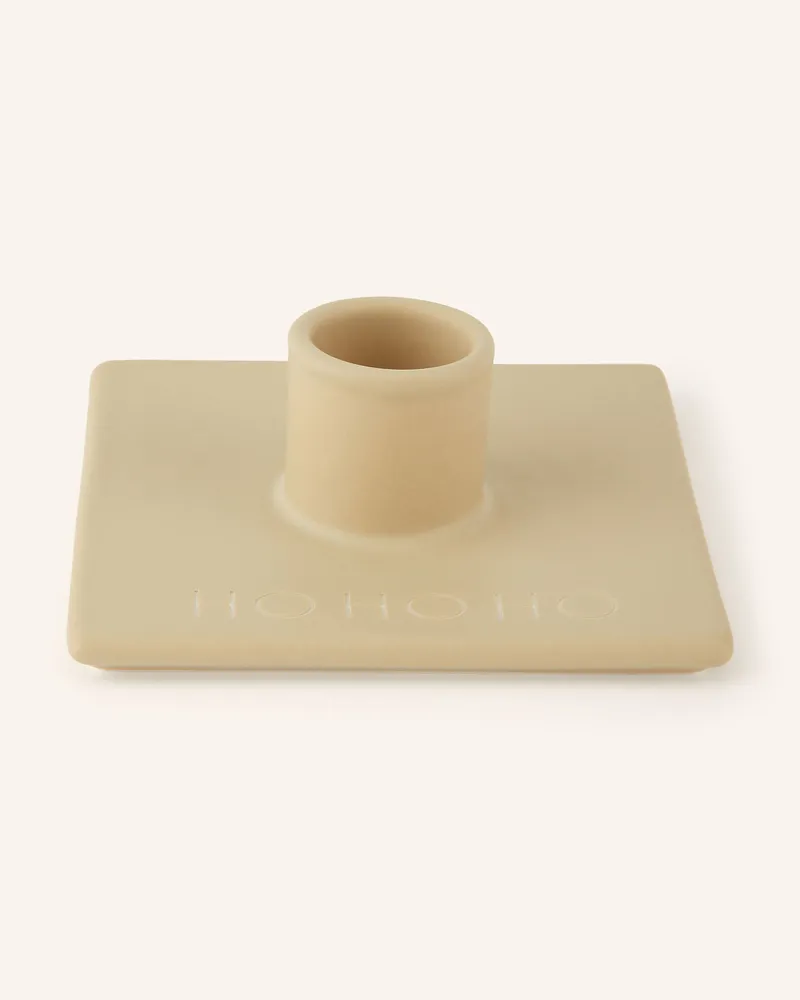DESIGN LETTERS Kerzenhalter XMAS STORIES Beige