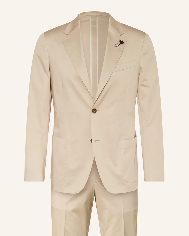 LARDINI Anzug Extra Slim Fit beige 200