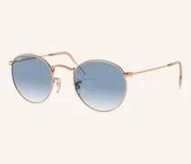 Sonnenbrille rb3447 Round gold