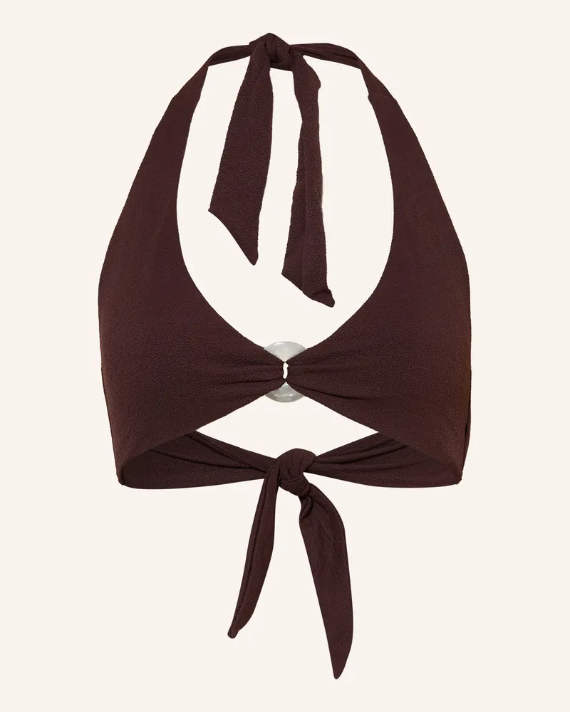 JETS Australia Neckholder-Bikini-Top Alessia braun Dunkelbraun