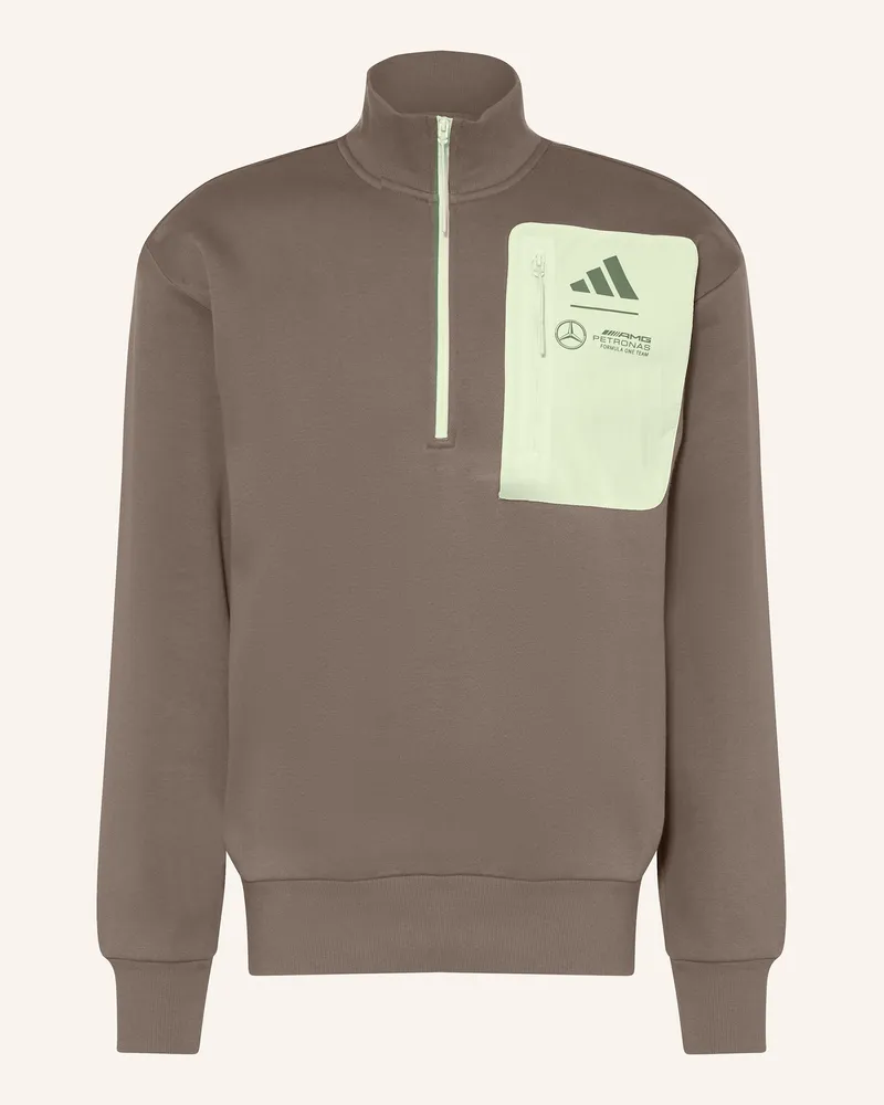 adidas Sweat-Troyer MERCEDES - AMG PETRONAS FORMULA ONE TEAM Taupe